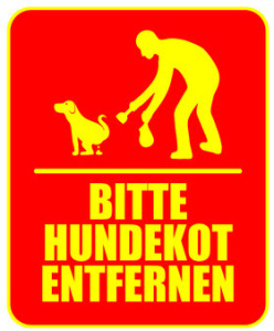 Bitte Hundekot entfernen